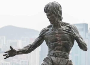 Bruce Lee's Statue in Hong Kong